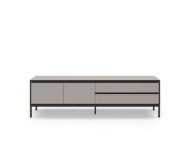 Mueble Tv 180 Cm Color Crema/negro miniatura 10