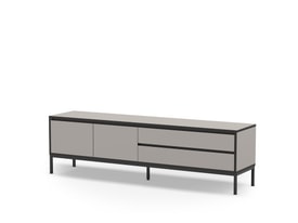 Mueble Tv 180 Cm Color Crema/negro miniatura 7