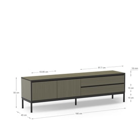 Mueble Tv Patas Metal miniatura 2