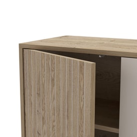 Aparador 180 Cm Color Roble-k/gris miniatura 6