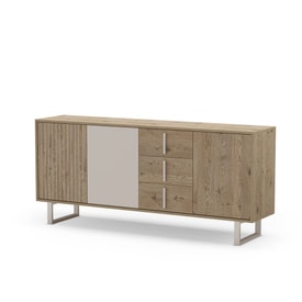 Aparador 180 Cm Color Roble-k/gris miniatura 7
