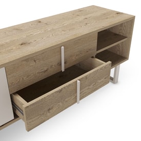 Mueble de TV Millay Roble-k/gris miniatura 7