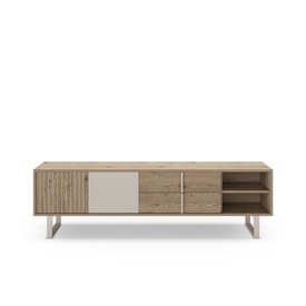 Mueble de TV Millay Roble-k/gris miniatura 9