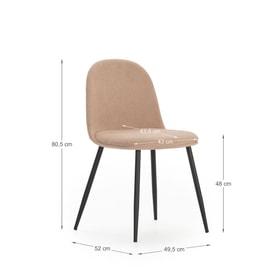 Silla Malila Rosa miniatura 3