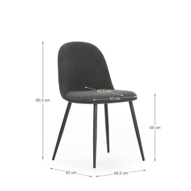 Silla Gris miniatura 4