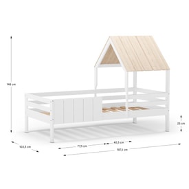 Cama 90 Cabaña Nidia miniatura 5