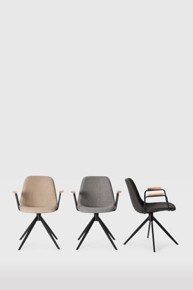 Silla Giratoria Con Brazos miniatura 3