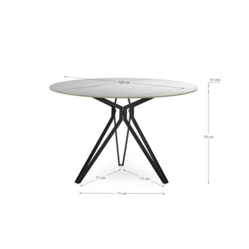 Mesa Redonda 120 Cm Color miniatura 3