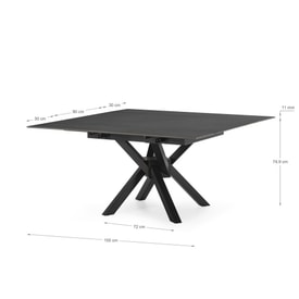 Mesa Cuadrada Extensible miniatura 7