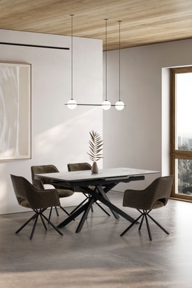 Mesa Rectangular Extensible Cerámica miniatura 5