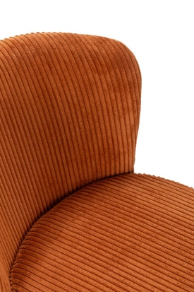 Silla Megan Teja Color Marrón miniatura 6