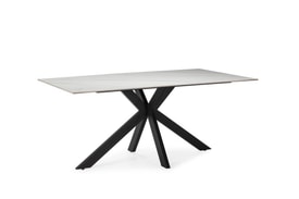 Mesa Rectangular Bimba Cerámica Blanca Pie miniatura 1