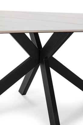Mesa Rectangular Bimba Cerámica Blanca Pie miniatura 5