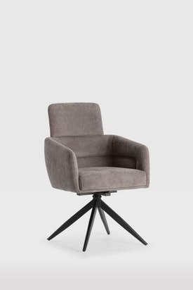 Sillón Giratorio Gris miniatura 2