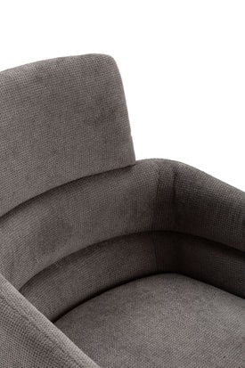 Sillón Giratorio Gris miniatura 4