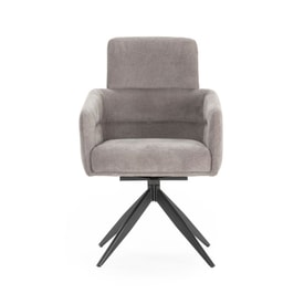 Sillón Giratorio Gris miniatura 5
