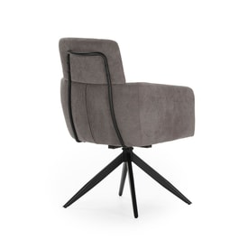 Sillón Giratorio Gris miniatura 8