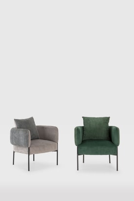 Sillón 1 Plaza Color Gris miniatura 2