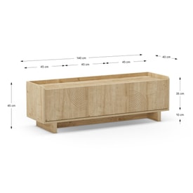 Mueble Tv 3 Puertas miniatura 4
