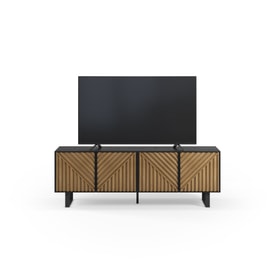Mueble Tv Alana Patas Metal Color Negro/roble miniatura 11