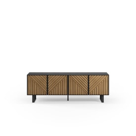 Mueble Tv Alana Patas Metal Color Negro/roble miniatura 9