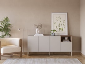 Aparador Cailin 4P1H 180cm miniatura 3