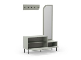 Mueble Zapatero Con Espejo miniatura 2