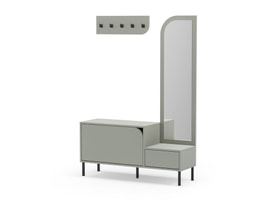 Mueble Zapatero Con Espejo miniatura 6