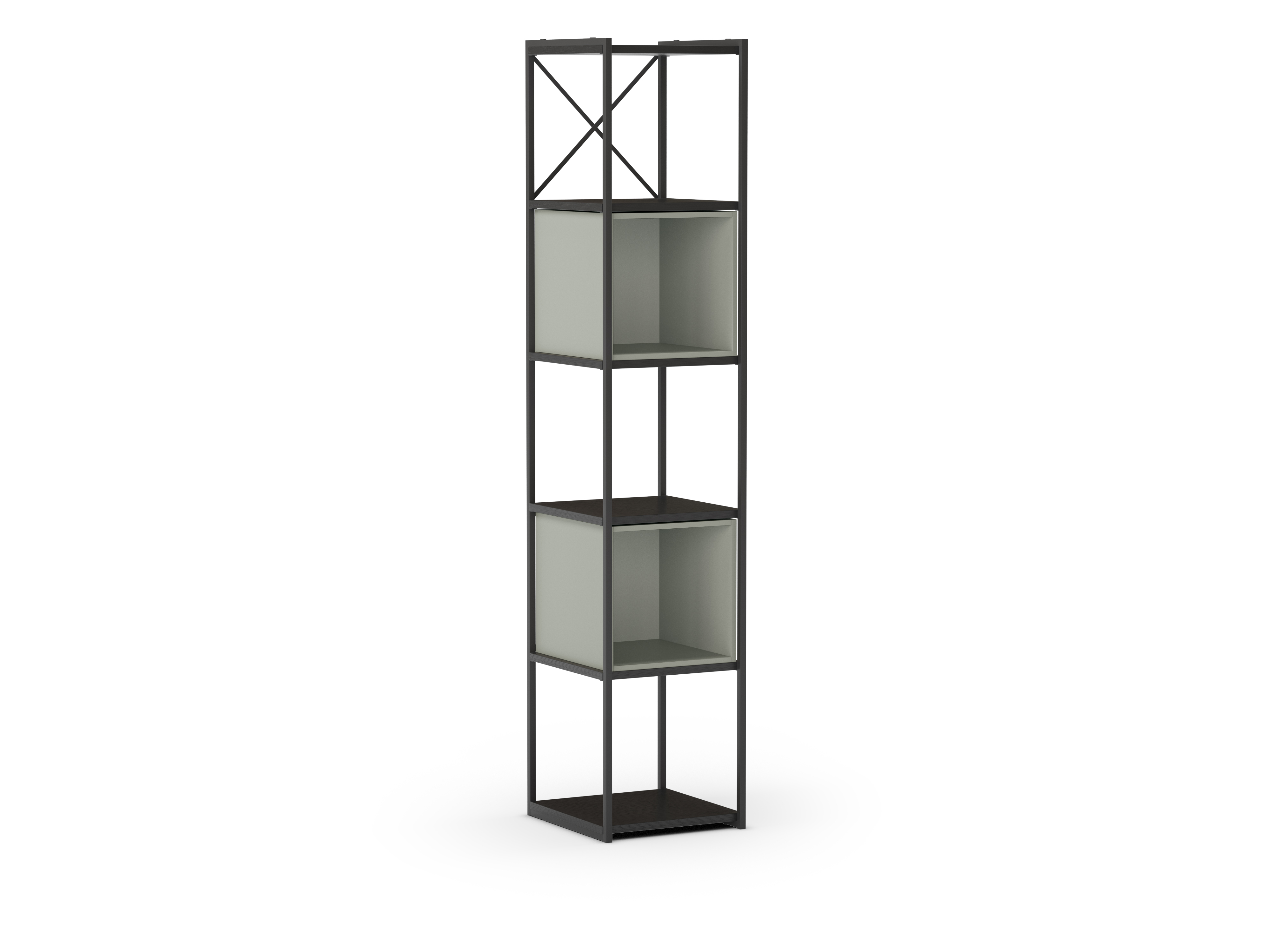 Estanteria Anya 36CM Negro Cubo
