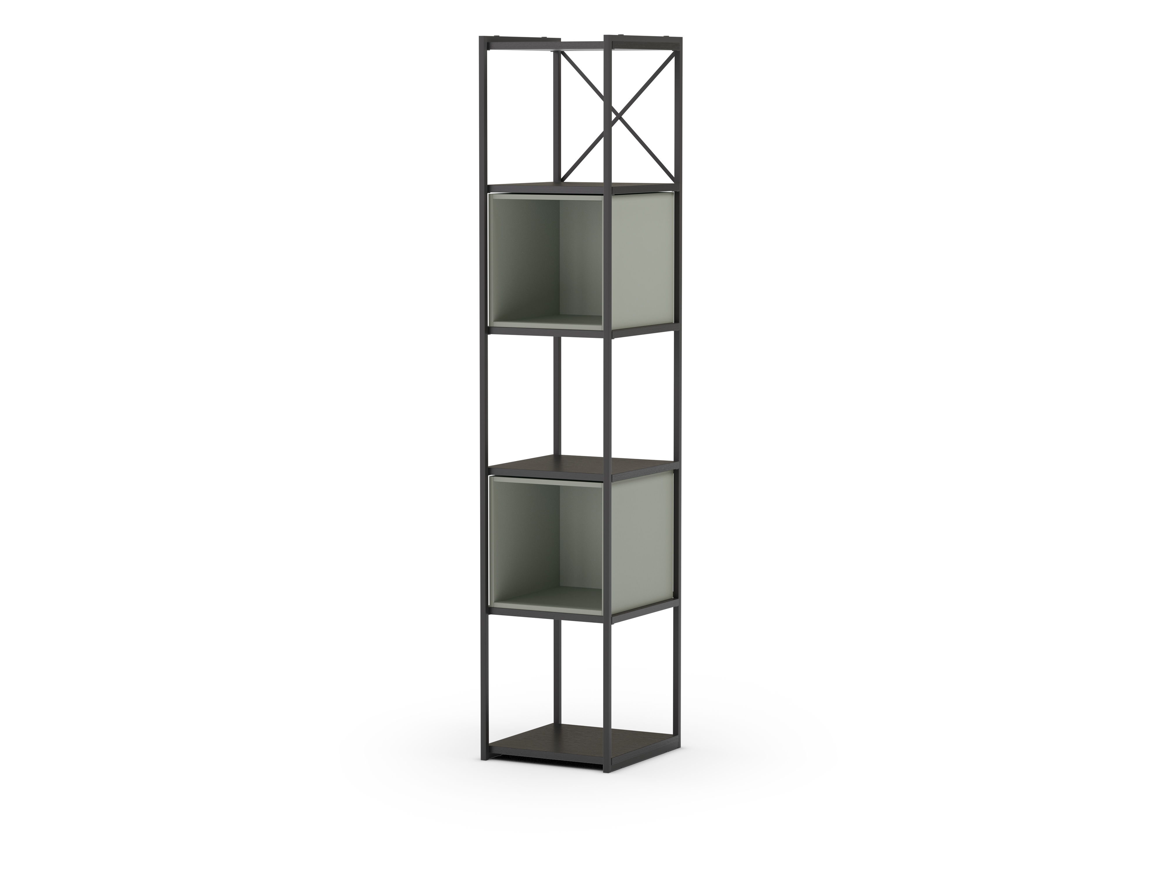Estanteria Anya 36CM Negro Cubo miniatura 5