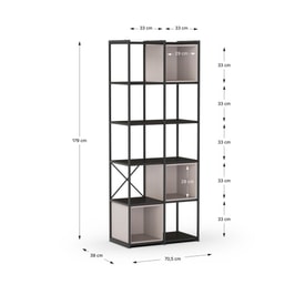 Estantería Cubo Negro miniatura 3