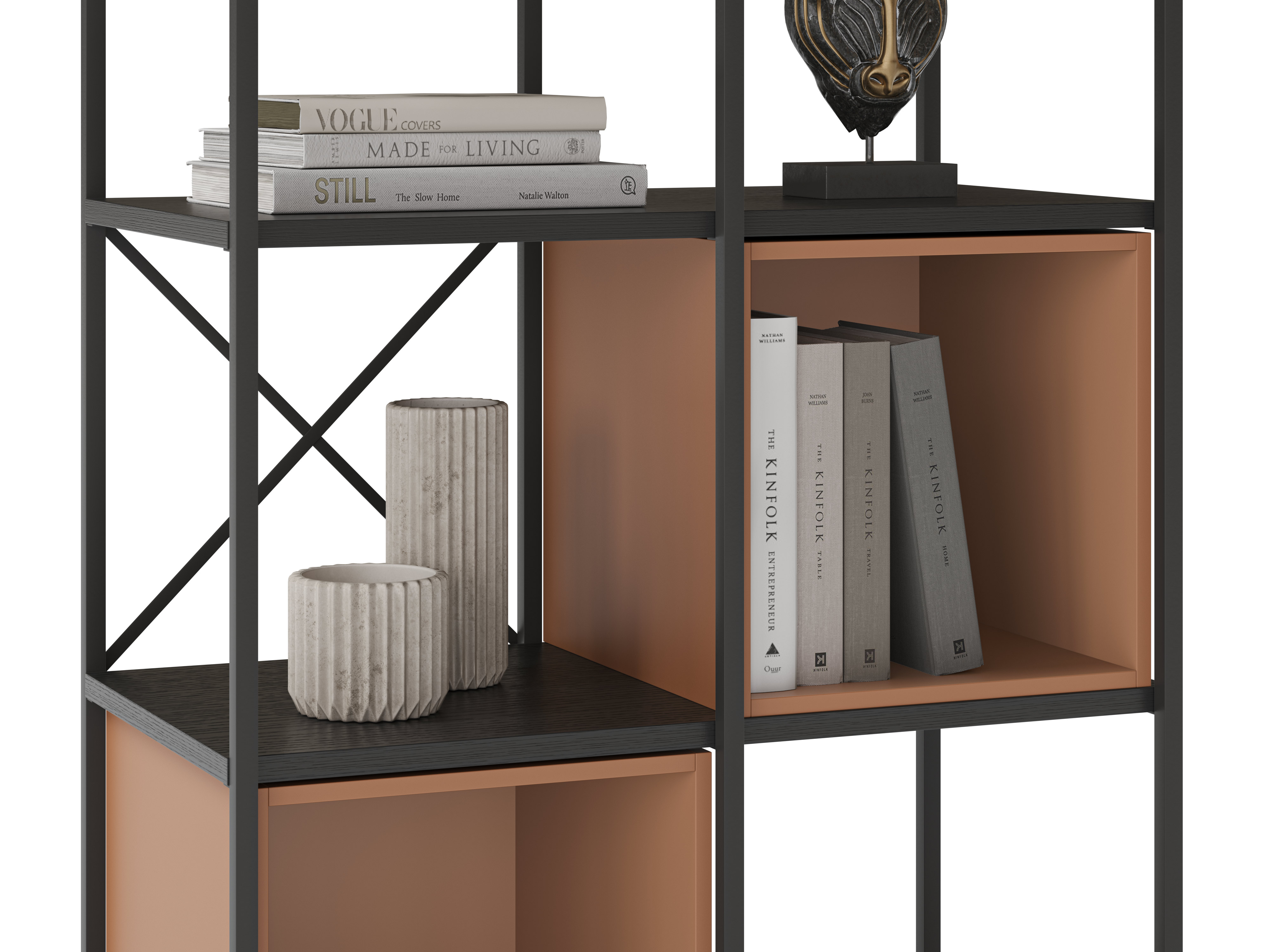 Estanteria Anya 70CM Negro Cubo miniatura 7