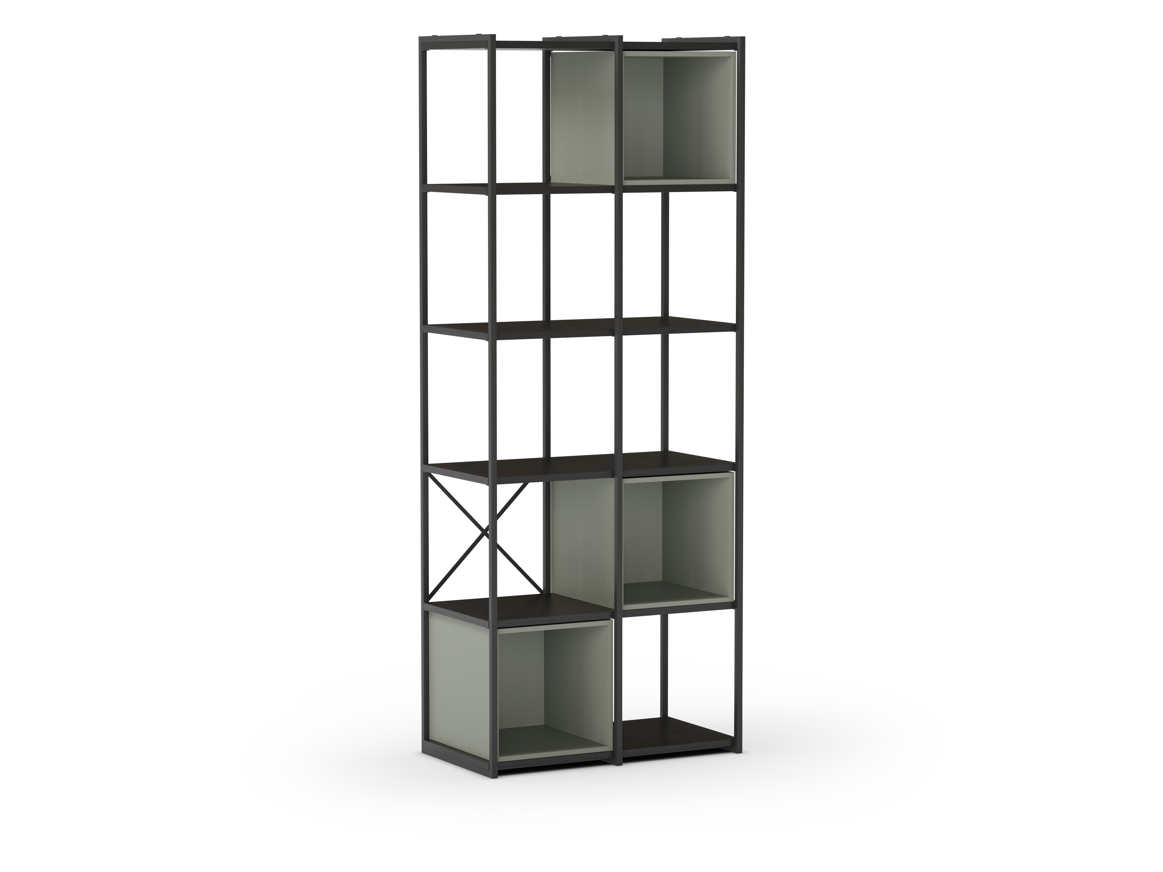 Estanteria Anya 70CM Negro Cubo