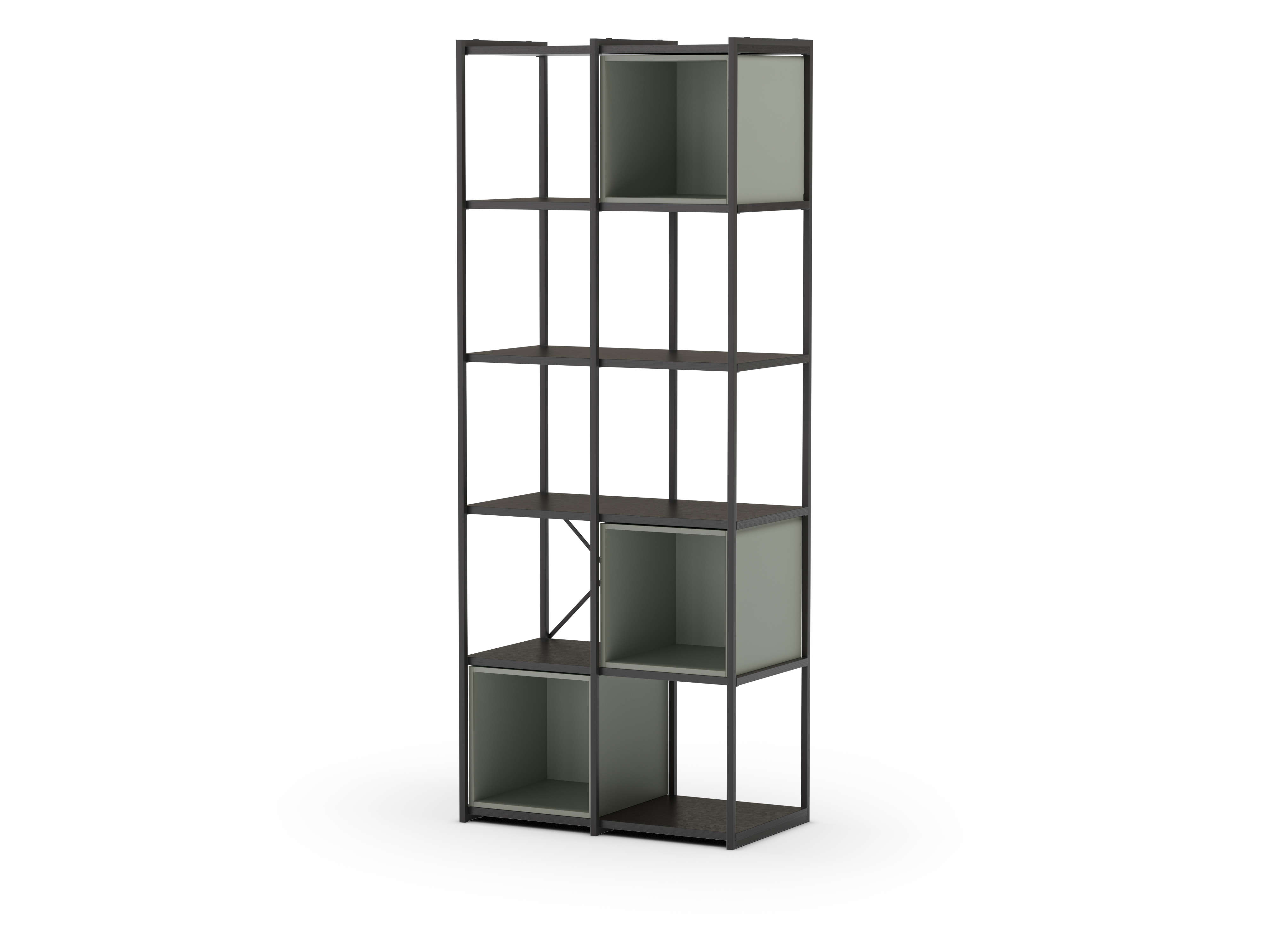 Estanteria Anya 70CM Negro Cubo miniatura 5