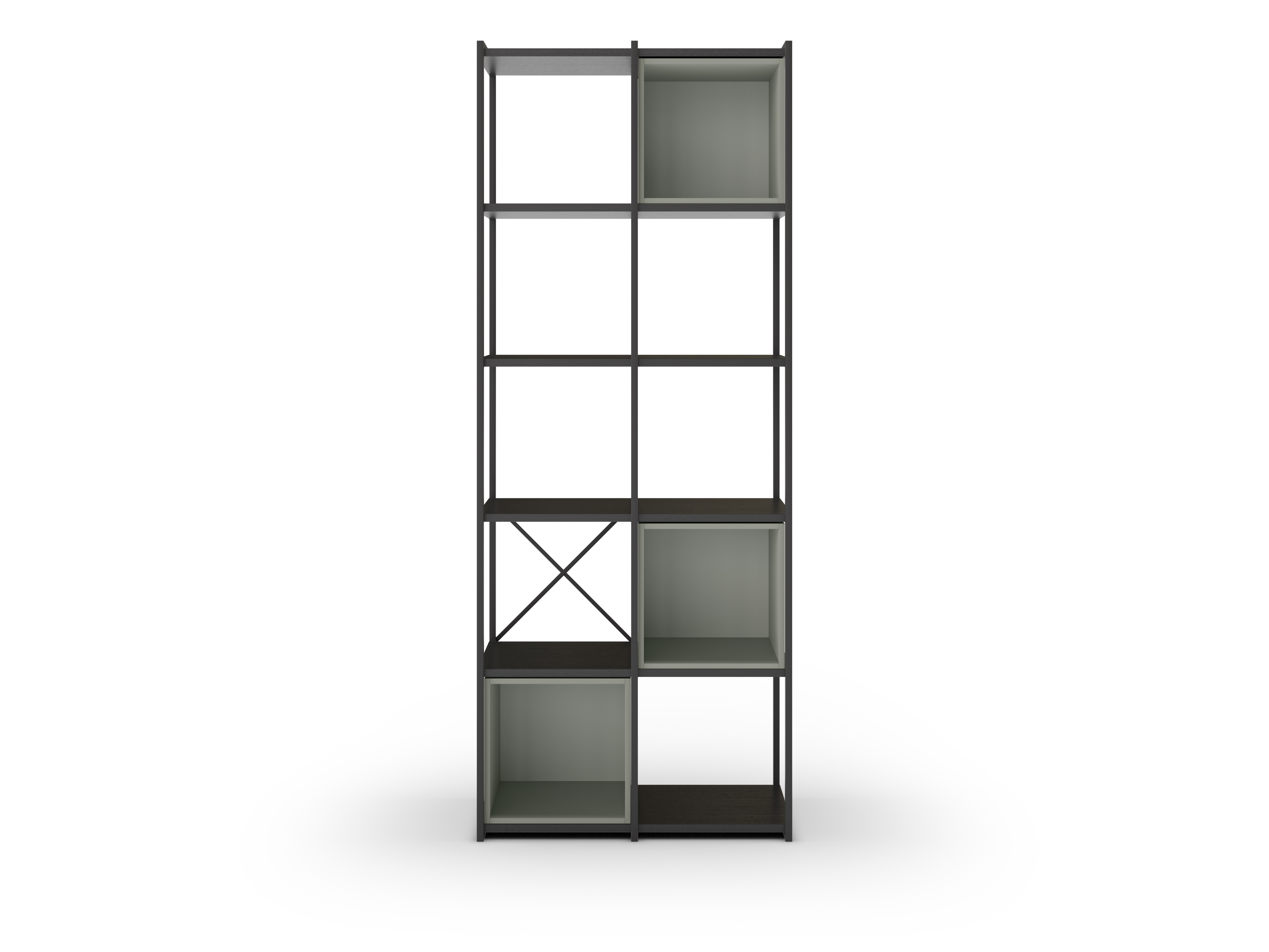 Estanteria Anya 70CM Negro Cubo miniatura 6