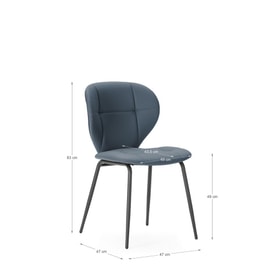 Silla Maura Gris miniatura 2