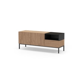 Muebletv Cailin 2P1C1H 140CM Sepet/negro miniatura 7