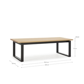 Mesa Rectangular 220CM Color miniatura 4