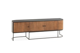 Mueble Tv Curve 160 Cm Marrón miniatura 1