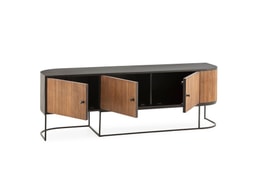 Mueble Tv Curve 160 Cm Marrón miniatura 2