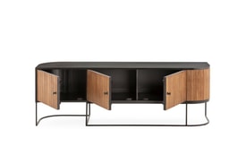 Mueble Tv Curve 160 Cm Marrón miniatura 4