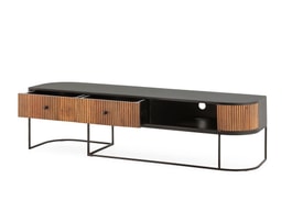 Mueble Tv Curve 160 Cm Marrón miniatura 2
