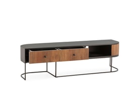 Mueble Tv Curve 160 Cm Marrón miniatura 4