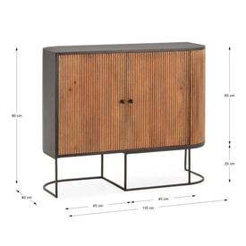 Aparador Curve 2P miniatura 5