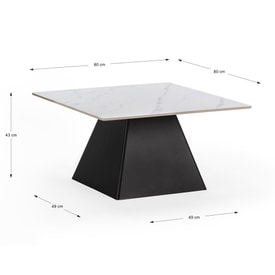 Mesa Centro Patas Metal miniatura 2
