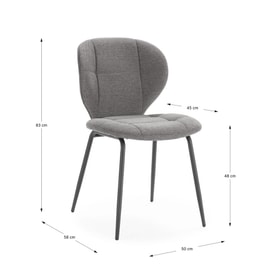 Silla Maori Gris miniatura 3