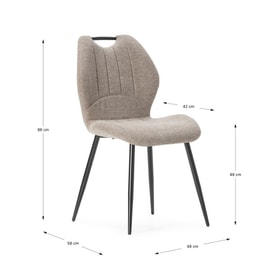 Silla Muli Marrón miniatura 3