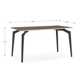 Mesa Rectangular Canto Contrachapado miniatura 3
