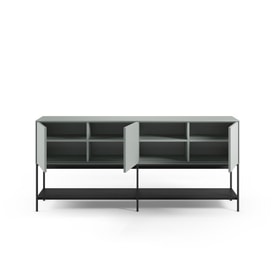 Aparador Amira 3P2H 180cm Verde/Negro miniatura 2