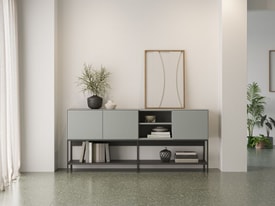 Aparador Amira 3P2H 180cm Verde/Negro miniatura 3